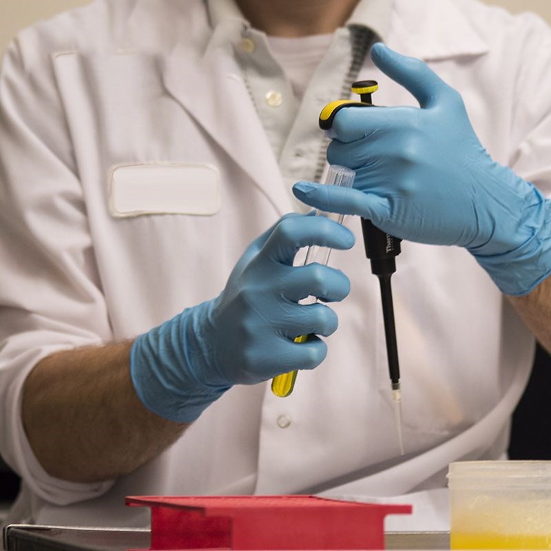 施睿康丁腈手套N920科研实验室加厚防滑乳胶F840无粉牙科烘焙美容