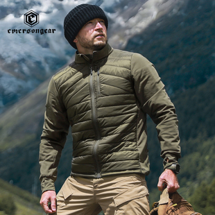 爱默生25春秋雪豹中层保暖棉服滑雪登山防寒棉衣男3M新雪丽棉薄款