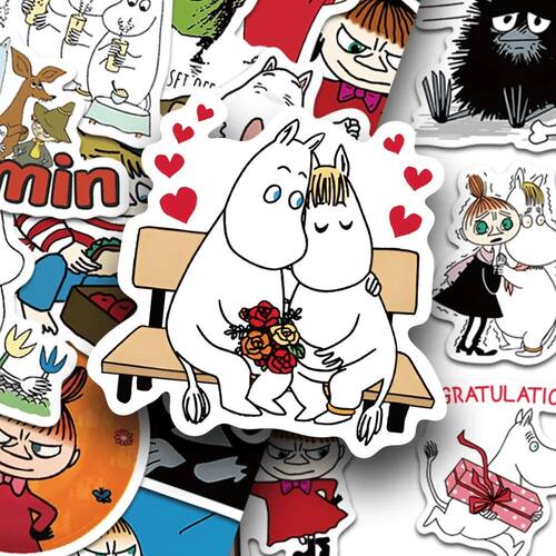 MoominValley河马姆明贴纸