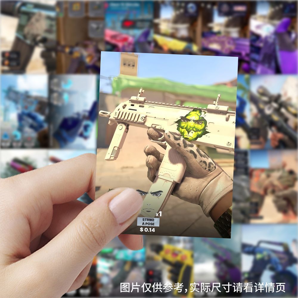CSGO贴纸搭配推荐贴画游戏周边go学长枪皮装扮帅气个性手账DIY