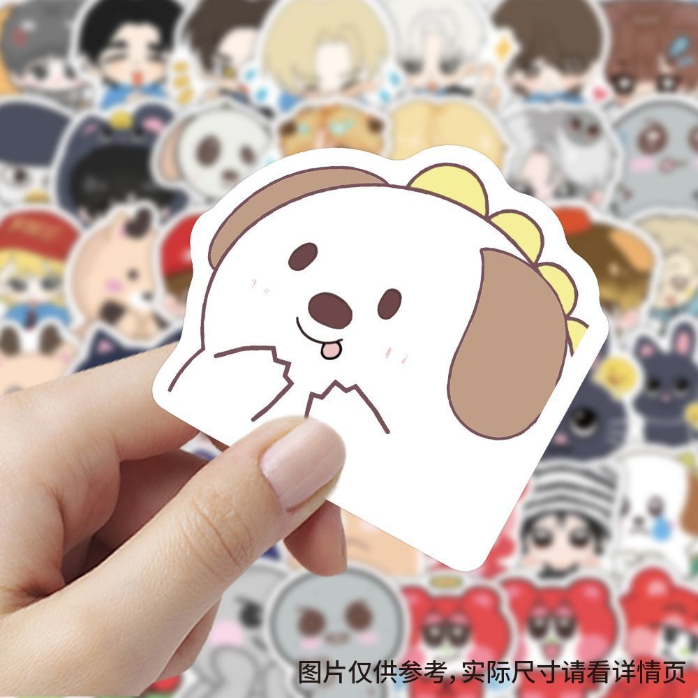 新款riize男团Q版应援周边贴纸卡通可爱装饰手账手机贴画diy