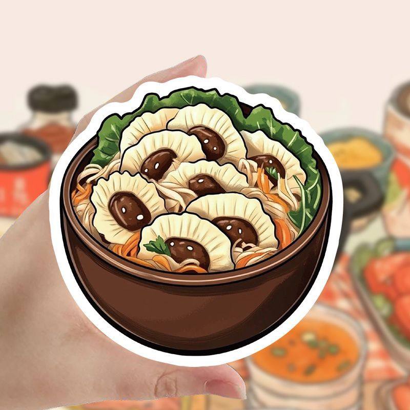 卡通diy美食合集小吃贴纸美食ins创意装饰手账手机贴画防水桌面,文具电教/文化用品/商务用品,贴纸/立体贴纸,淘宝优惠券,粉丝福利购,淘宝优惠卷