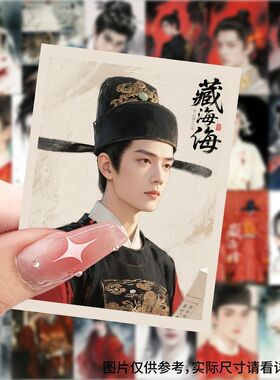 藏海传插画壁纸肖战海传贴纸高颜值创意周边笔记本桌面手机装饰