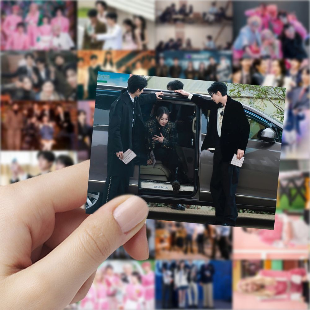 126张 开推大合照贴纸高颜值明星insdiy周边笔记本装饰手账手机贴