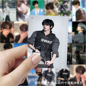 189张朴志晟帅气贴纸ins高颜值爆款明星周边手机手账装饰贴画防水