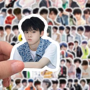 206贴左航高颜值明星个人周边ins手机少年装 饰帅气DIY贴纸画防水