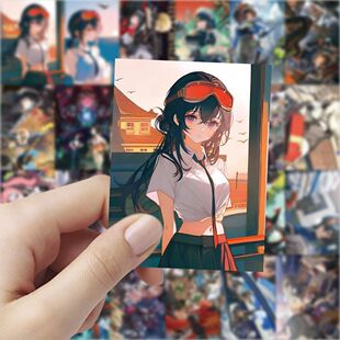 126张绝区零星见雅贴纸卡通二次元游戏周边手机手账装饰贴画防水
