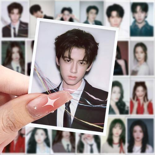 明星撕拉片贴纸ins风高颜值爆款周边贴画diy桌面手机壳装饰贴画