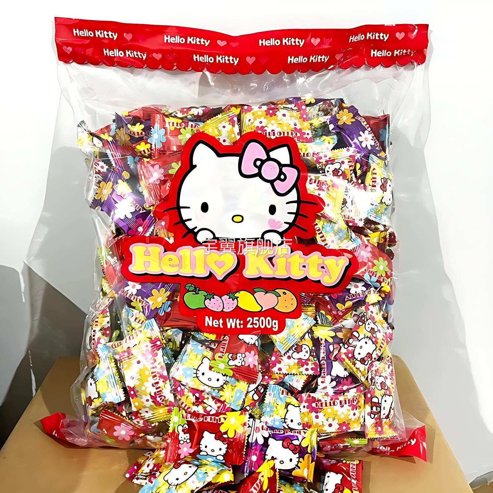 Hello Kitty什锦果汁软糖可爱HelloKT猫造型橡皮糖qq糖儿童零食