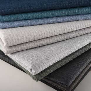 加厚藤编纹沙发布料 亚麻布料车套面料软包硬包布料 棉麻抱枕布料