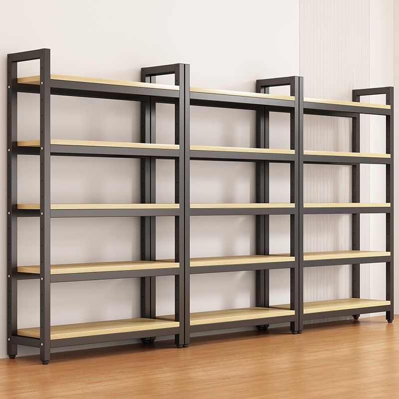 货架置物架家用书架简易多层陈列柜超市仓储展示架落地储物展示柜