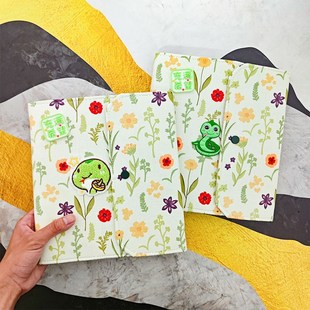 便携蛇宝宝孕检收纳册可折叠孕妈妈产检手提包活页a4a5布艺文件夹