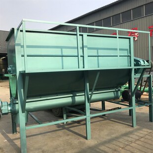 饲料厂生产线配套卧式搅拌机粮食谷物拌料机地瓜秧面杂粮混合机