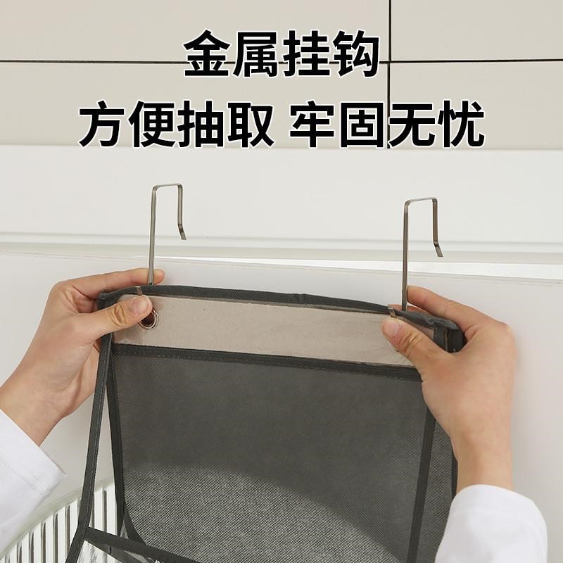 门后收纳挂袋墙挂式置物袋布艺挂兜宿舍神器家用壁挂式收纳袋挂墙