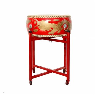 16寸龙鼓大鼓一套包含鼓架鼓棒方巾