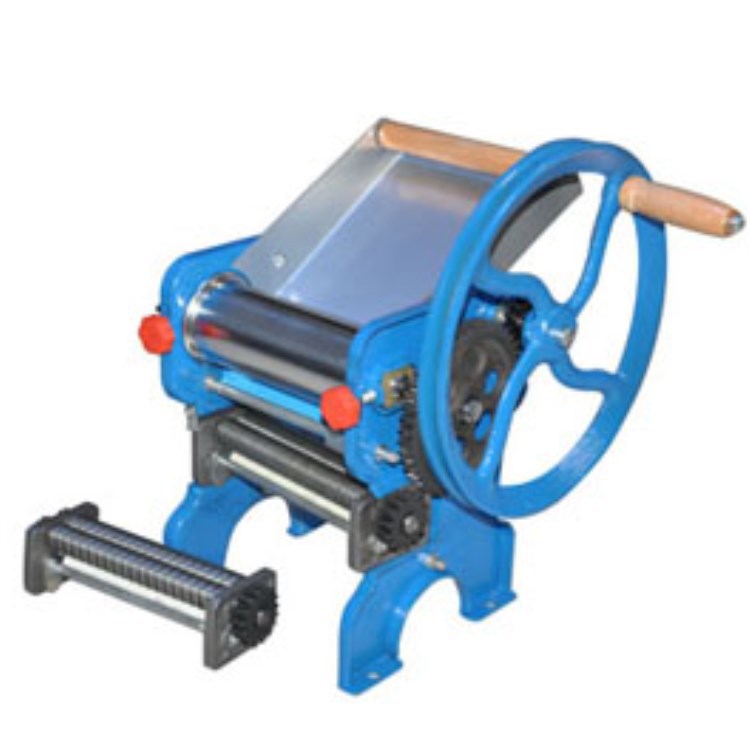 坚固耐用150-4手摇电镀家用双刀轧面机O面条机仿手工压面机