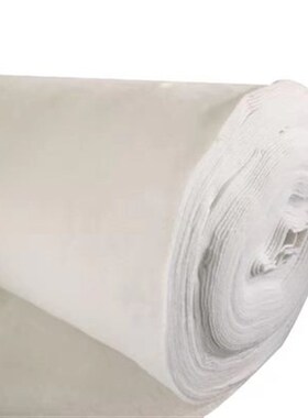 公路养护土工布白色长短丝无纺布大棚保温工O程护坡防渗防水工程