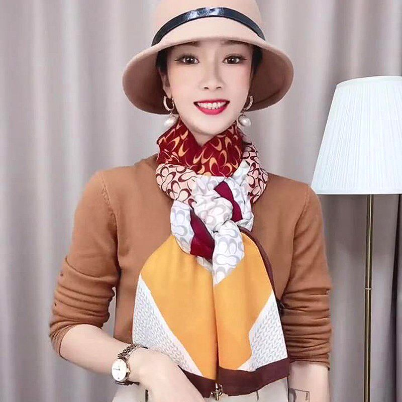 秋冬新款时尚百搭长款棉麻围巾女韩版洋气保暖披肩护颈围脖丝巾