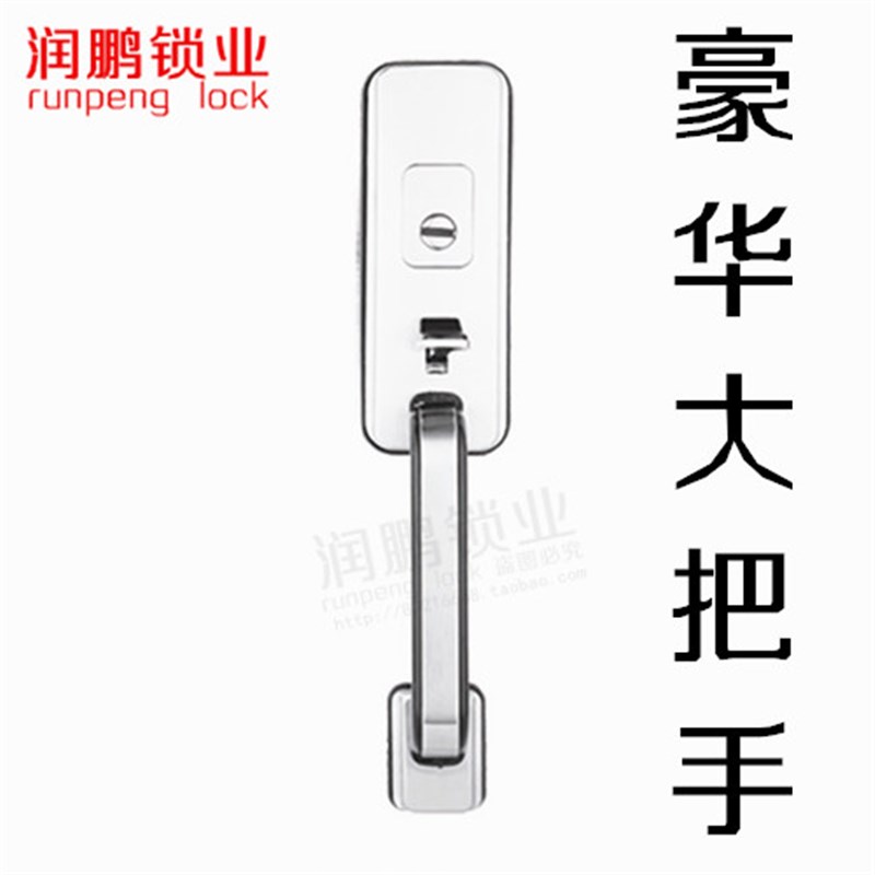 精品不锈钢防盗门把手 天地锁 门执手拉手 大门锁 厂家