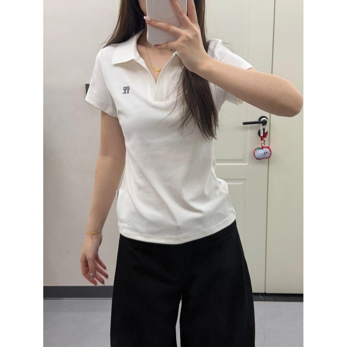 260克加厚刺绣短袖T恤女