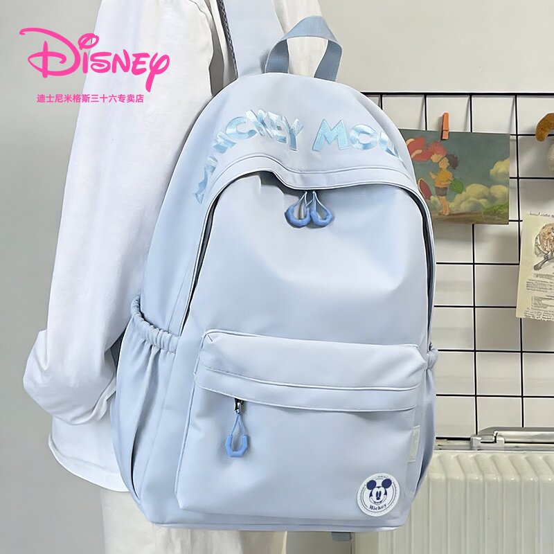 迪士尼书包2025新款大学生通勤大容量双肩包高中生电脑旅行背包