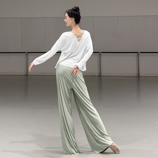 现代舞上衣2025新款日常舞蹈练功服中国舞罩衫宽松飘逸古典舞服装