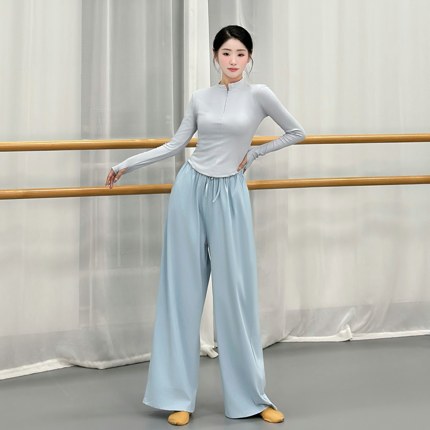 现代舞练功服女秋冬中国舞舞蹈服