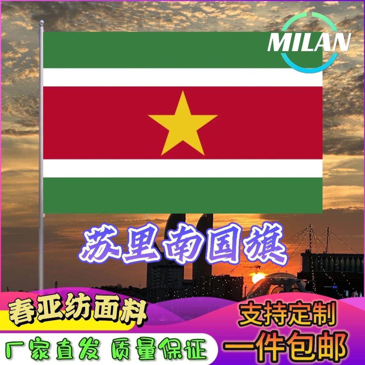 苏里南国旗尺寸2345678号