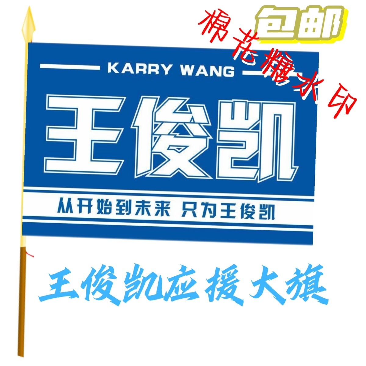 王俊凯应援大旗TFBOYS王俊凯应援旗子演唱会大旗王俊凯周边正版
