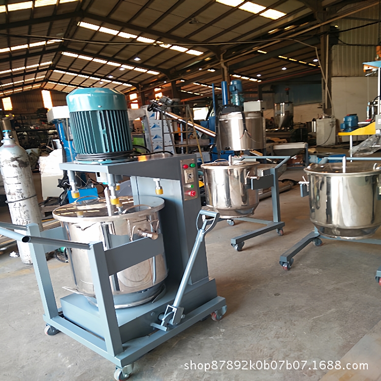 广东50公斤色粉打粉机塑料调色机不锈钢搅拌机优惠色粉分散机