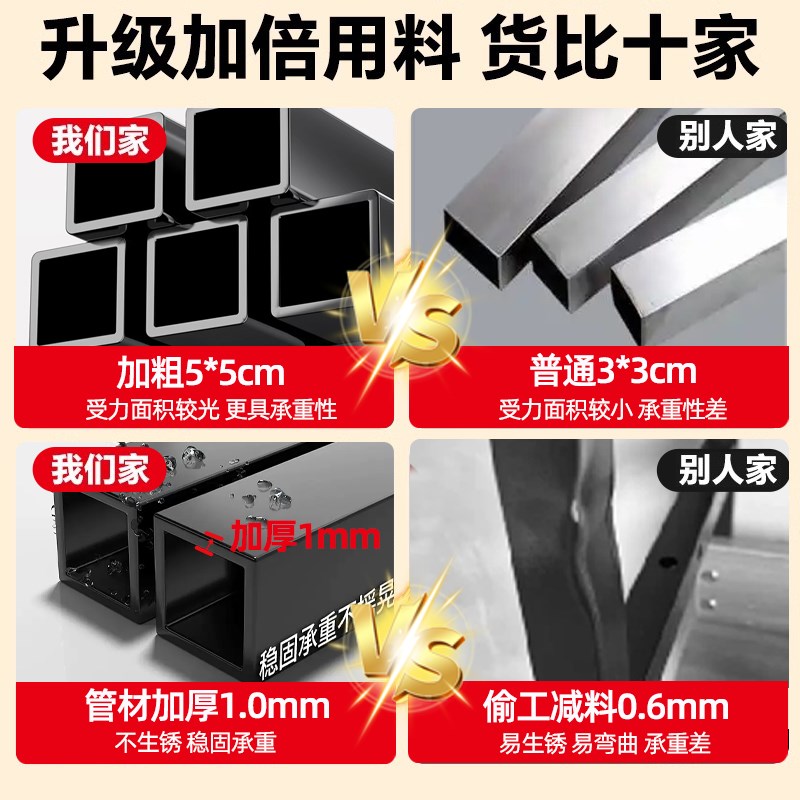 鱼缸架子底柜钢木底座定制双层水族箱架子超强承重置物落地架