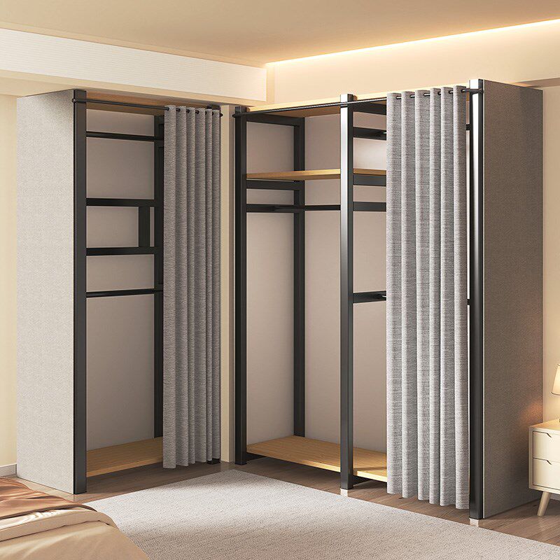 金属框架一体衣帽间卧室家用放式组装新款衣橱,住宅家具,自由组合衣柜,淘宝优惠券,粉丝福利购,淘宝优惠卷