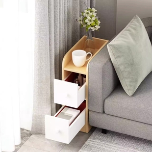 超窄床头柜小户型迷你床边柜床尾夹缝柜小型出租房用23cm