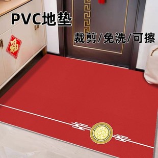 PC地垫裁剪入户门垫擦免洗打理地垫亮面耐脏防滑门厅地垫