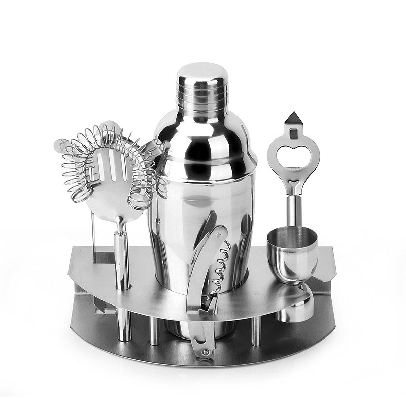 七件调酒器装带底座冰夹酒吧酒具雪克杯工具,餐饮具,调酒器,淘宝优惠券,粉丝福利购,淘宝优惠卷