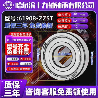 哈尔滨免维护轴承型号大全61906 61907 61908 61909 6191061911RS