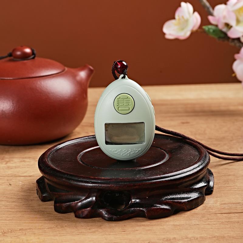 迷你吊坠计数器电子数显充电可挂脖记数器8通道手动念号点数器