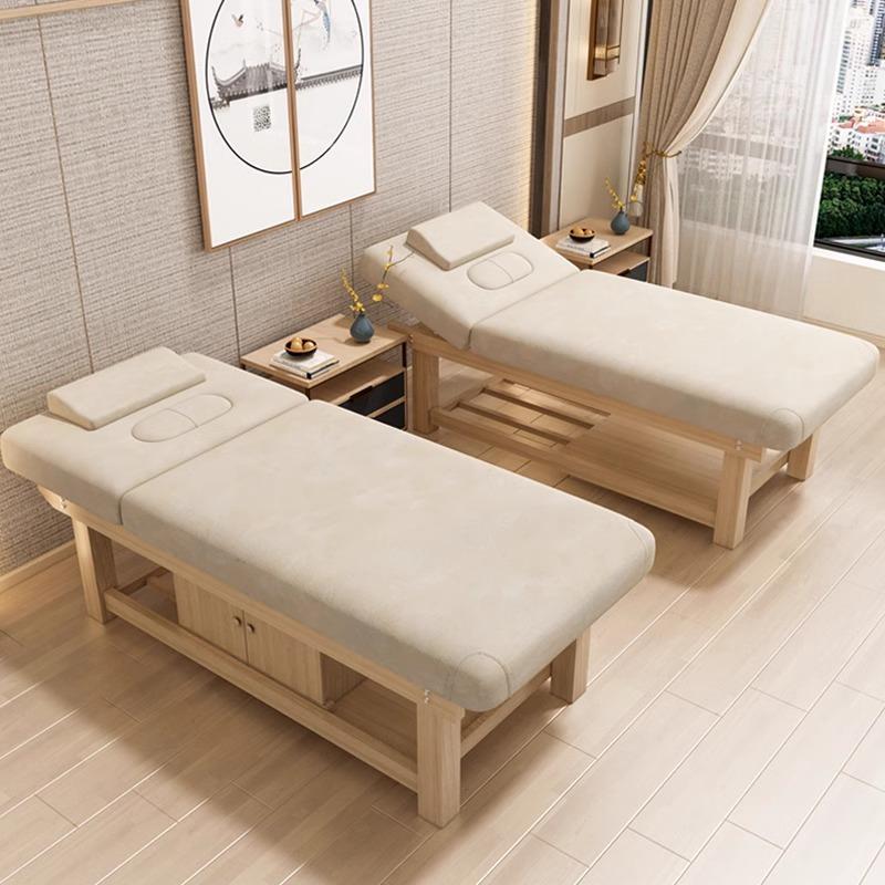 实木美容床美容院专用按摩理疗床中医推拿艾灸spa纹身微整床采耳