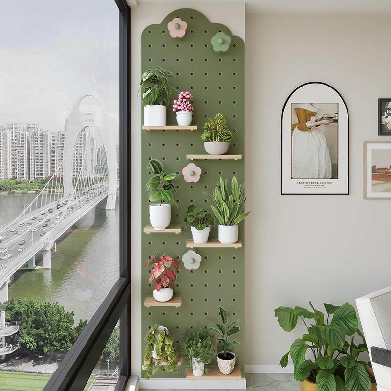 阳台洞洞板置物架配件桌面定制实木免打孔入户玄关造型墙绿植装饰,住宅家具,搁板/置物架/家用陈列架,淘宝优惠券,粉丝福利购,淘宝优惠卷