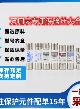 福禄克FLUKE 15B+万用表17B熔芯11A保险管440mA保险丝DMM-44/100R