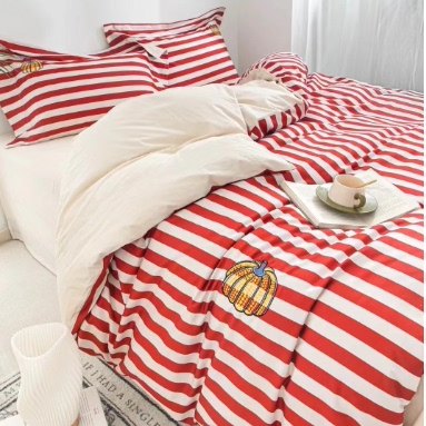 今巢高端棉/四季款/印花/南瓜图案 四件套,床上用品,床品套件/四件套/多件套,淘宝优惠券,粉丝福利购,淘宝优惠卷