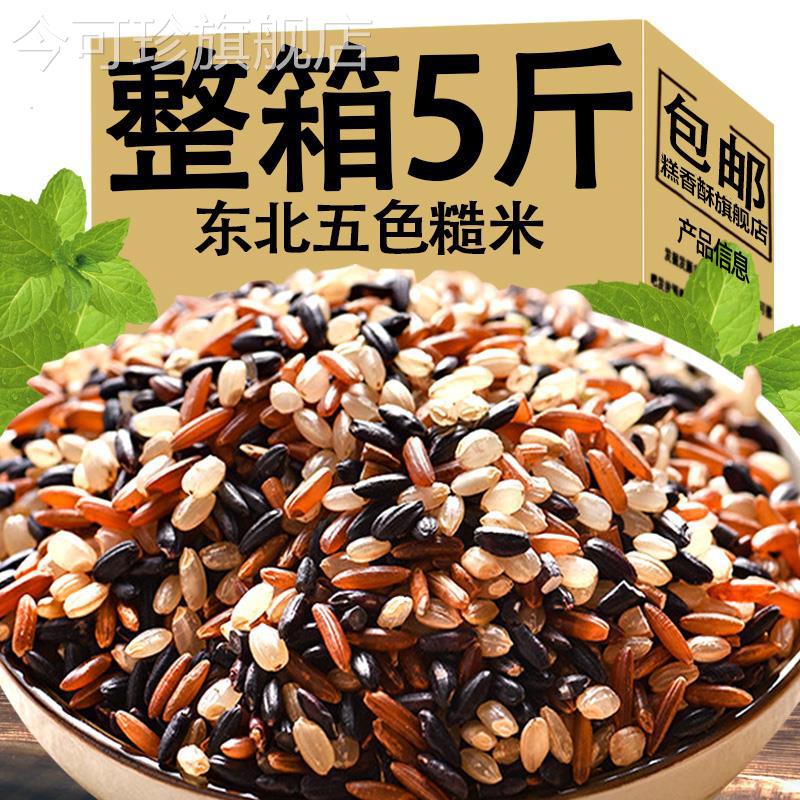米糙米饭健康三五谷杂粮营养饱腹健身主食色燕麦饭粗粮五色糙米