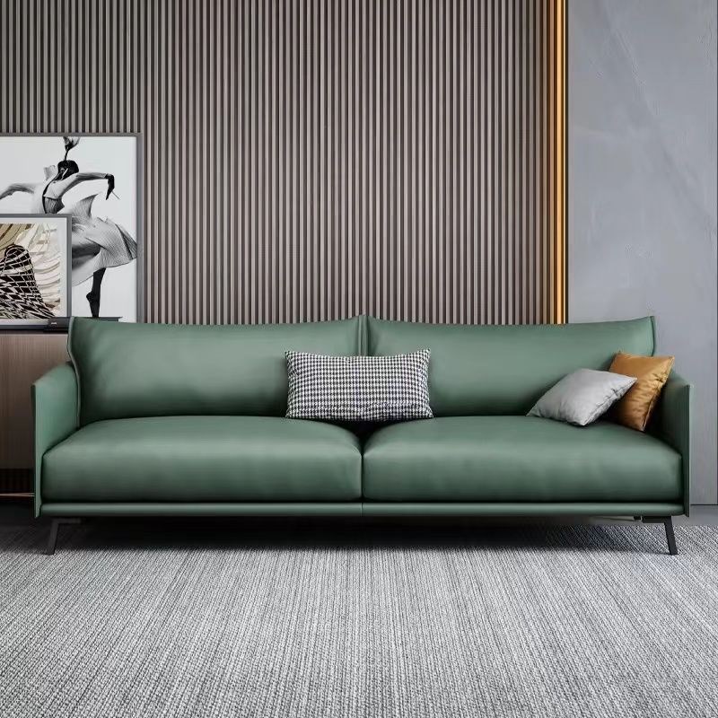 rz*办公沙发茶几组合简约现代商务接待办公室沙发意式极简三