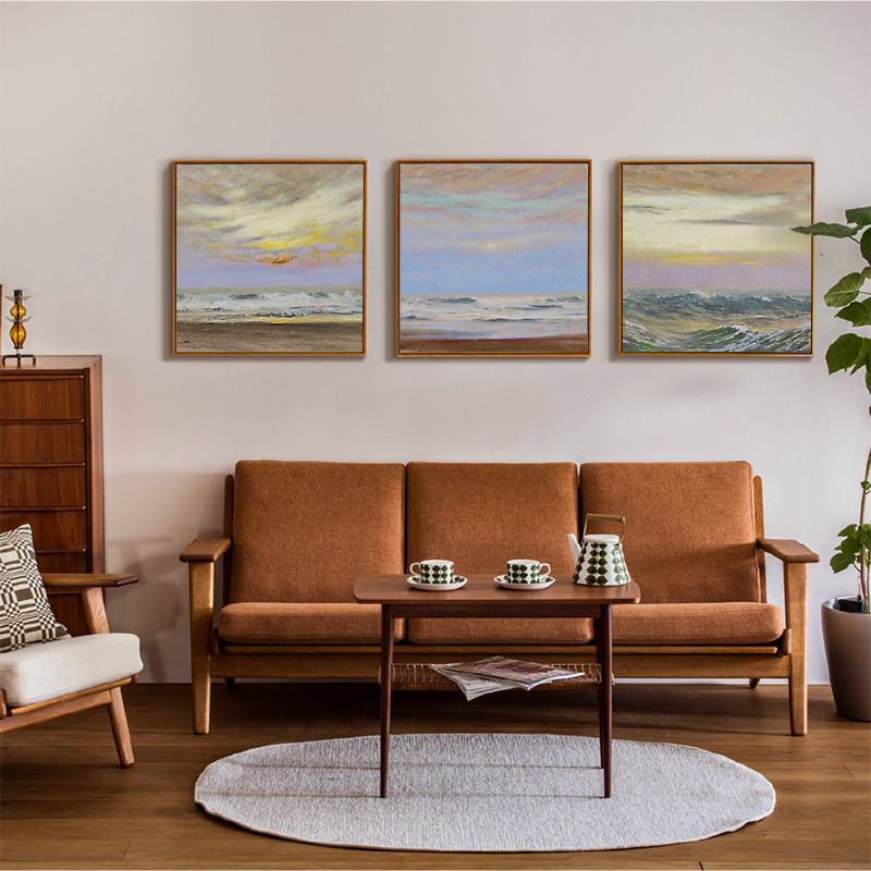 上品印画 特赖恩日出 欧式沙发背景墙客厅挂画装饰画墙壁画墙画框