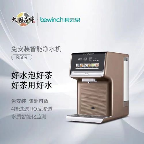 碧云泉净水器家用直饮加热一体机自来水触屏控制净水机R9