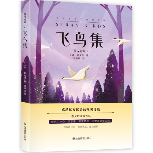 【10元3本全店任选】飞鸟集:英汉对照 泰戈尔经典作品 哲理诗集 初高中课外阅读书籍