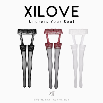 情趣丝袜女性感成人用品约会战袍吊带袜一体免脱透视可撕床上诱惑
