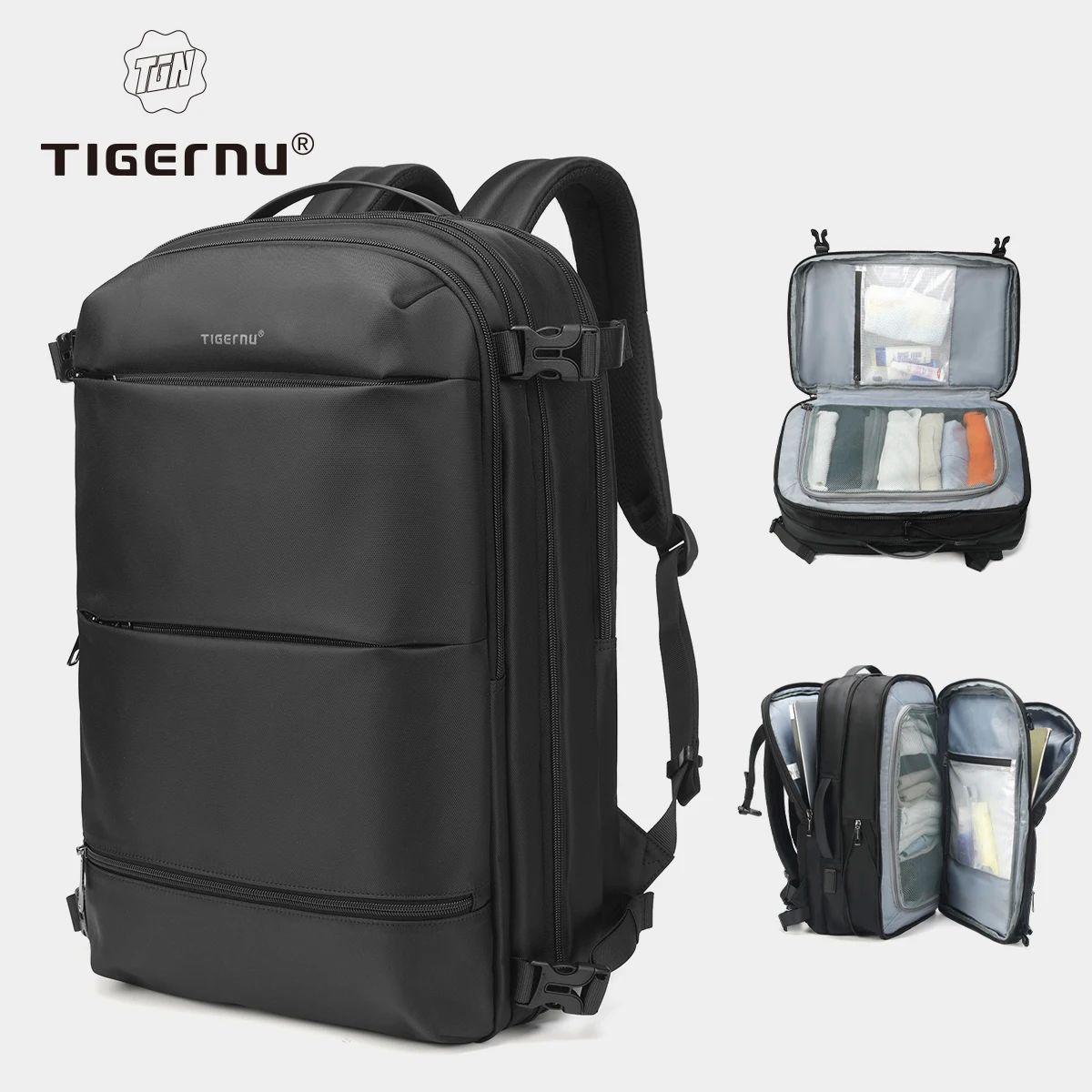 Tigernu   Vacuum   Compression   Backpacks   Men   Travel   Back pack