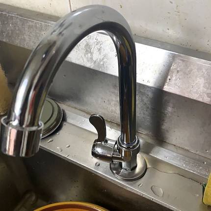 304不锈钢厨房万向水槽水龙头龙头洗衣冷水旋转单冷洗菜池通用