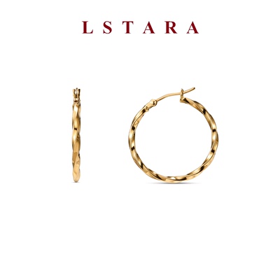 LSTARA18K金莫比乌斯环耳圈